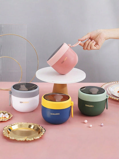 Portable Oat Yogurt Breakfast Cup With Spoon