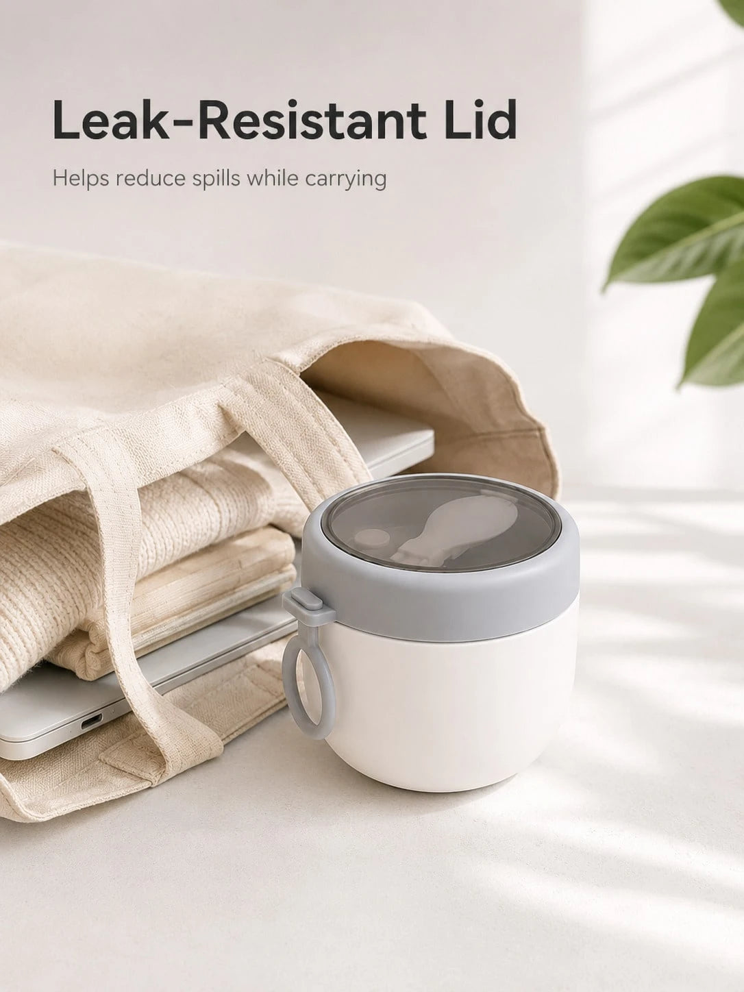 Portable Oat Yogurt Breakfast Cup With Spoon