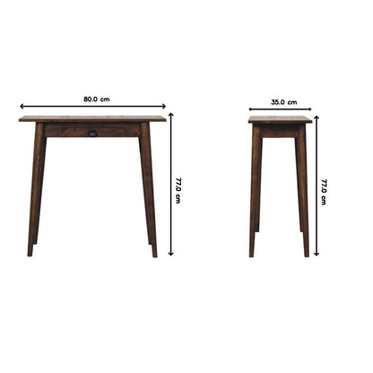 Wholesale Artisan Furniture Solid Wood Nordic Writing Desk in Grey