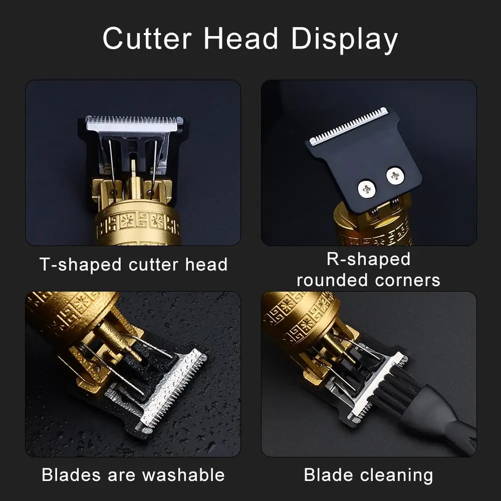 T9 USB Electric Hair Clipper For Men Hair Cutting Machine Rechargeable Man Shaver Trimmer Barber Technical Beard Trimmer